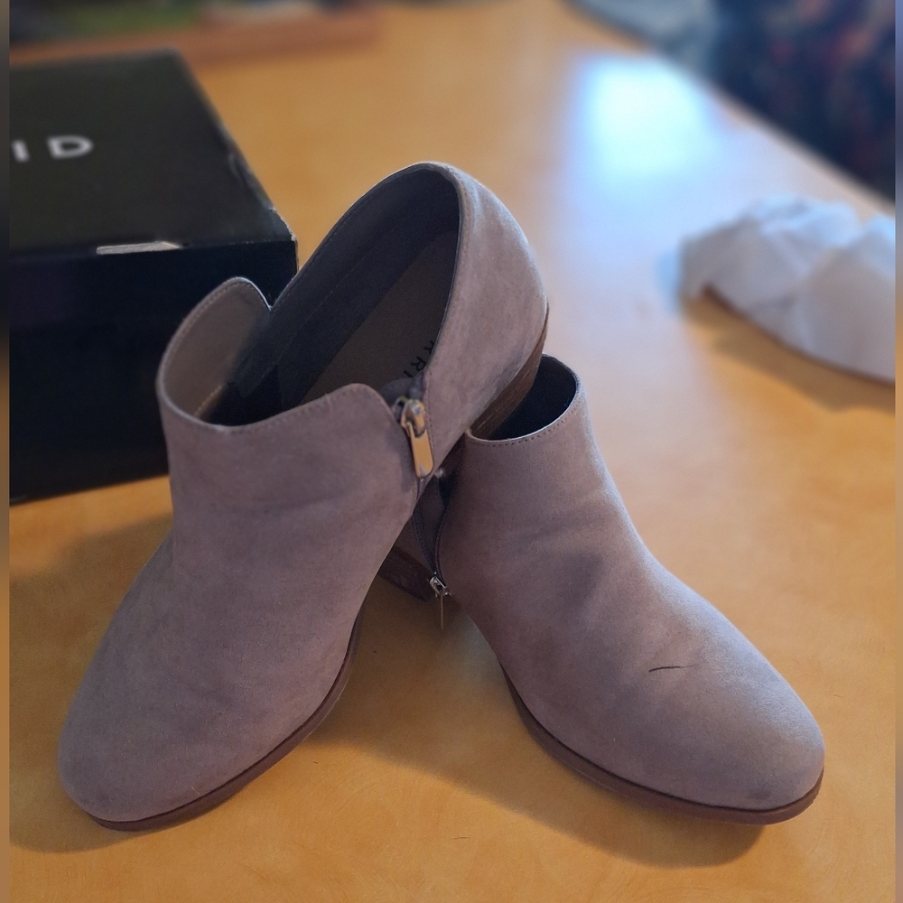 Torrid Soft Gray Ankle Boots